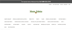 Desktop Screenshot of morexfabrics.com